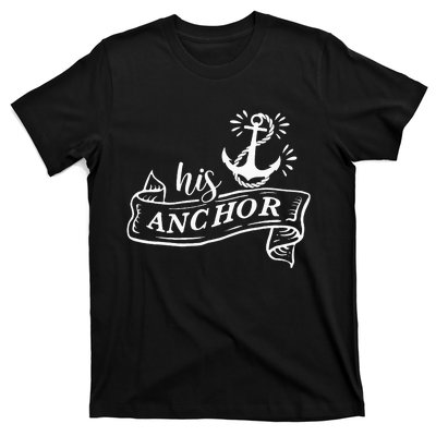 I’M Her Captain I’M His Anchor Sea Lover Matching Couple T-Shirt