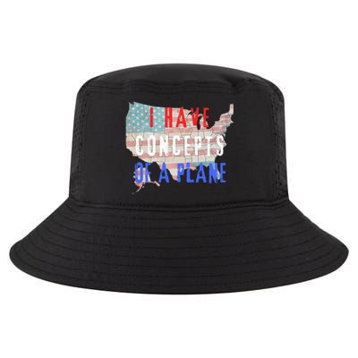 I Have Concepts Of A Plane Usa Map Cool Comfort Performance Bucket Hat