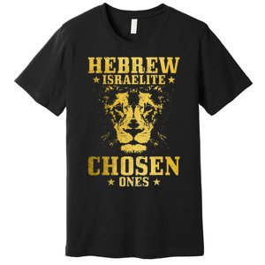 Israelite Hebrew Chosen Ones Israel Lion Of Judah Premium T-Shirt