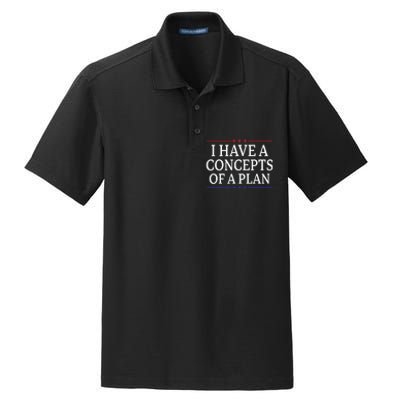 I Have Concepts Of A Plan Trump Kamala Harris Debate Dry Zone Grid Polo