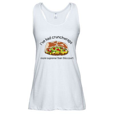 I’Ve Had Crunchwraps More Supreme Than This Court Ladies Essential Flowy Tank