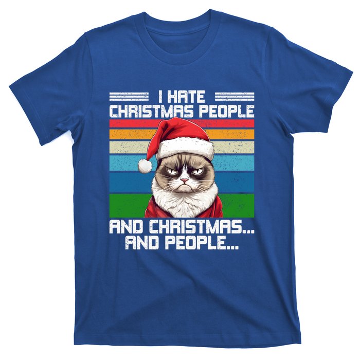 I Hate Christmas People And Christmas And People Gift T-Shirt