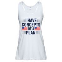 I Have Concepts Of A Plan Funny Pro Kamala Harris Ladies Essential Flowy Tank