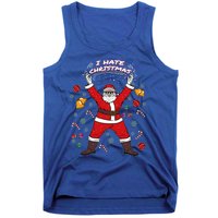 I Hate Christmas Xmas Santa Claus Christmas Present Gift Tank Top