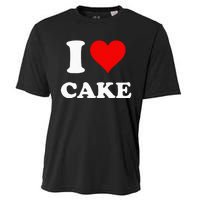 I Heart Cake I Love Cake Cooling Performance Crew T-Shirt