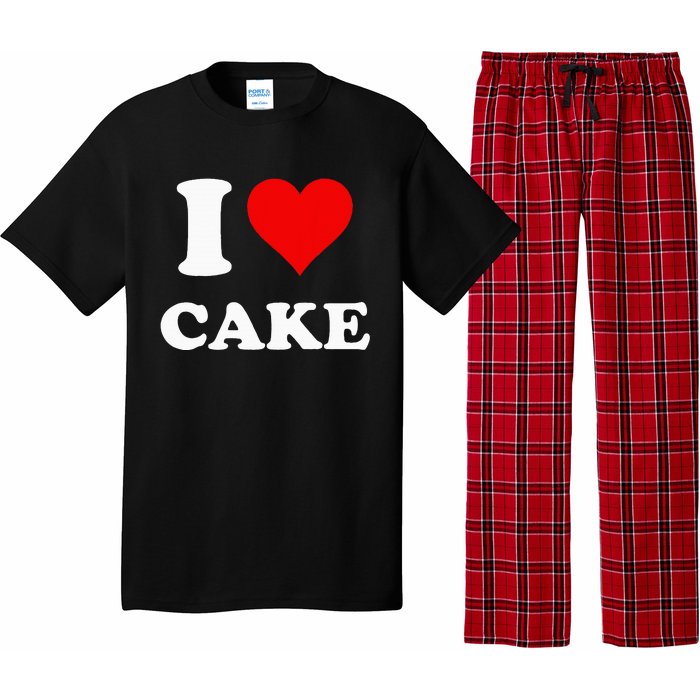 I Heart Cake I Love Cake Pajama Set