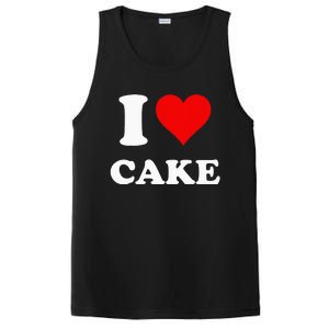 I Heart Cake I Love Cake PosiCharge Competitor Tank