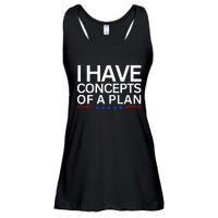 I Have Concepts Of A Plan Trump Harris Debate 2024 Ladies Essential Flowy Tank