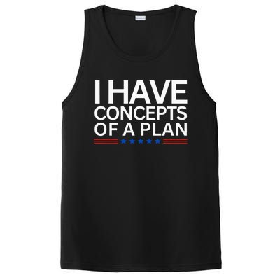 I Have Concepts Of A Plan Trump Harris Debate 2024 PosiCharge Competitor Tank