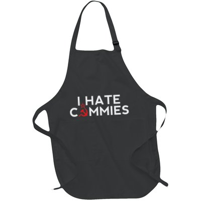 I Hate Commies Anti Russian President Ronald Reagan Apron