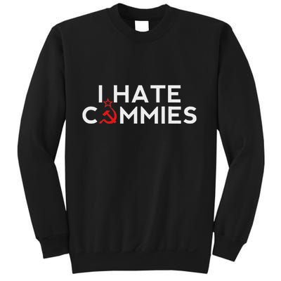 I Hate Commies Anti Russian President Ronald Reagan Sweatshirt
