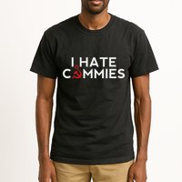 I Hate Commies Anti Russian President Ronald Reagan Tall T-Shirt