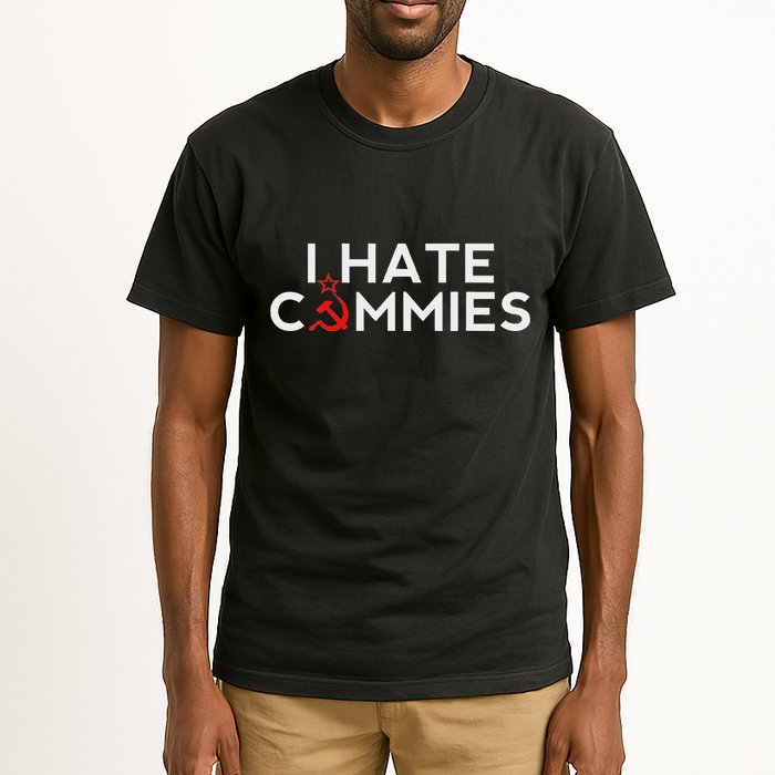 I Hate Commies Anti Russian President Ronald Reagan Tall T-Shirt