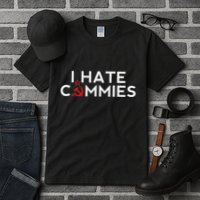 I Hate Commies Anti Russian President Ronald Reagan Tall T-Shirt