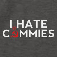 I Hate Commies Anti Russian President Ronald Reagan Vector Backpack