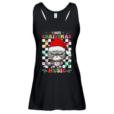 I Hate Christmas Music Xmas Hater Ladies Essential Flowy Tank