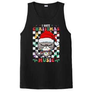 I Hate Christmas Music Xmas Hater PosiCharge Competitor Tank