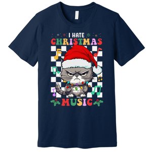 I Hate Christmas Music Xmas Hater Premium T-Shirt