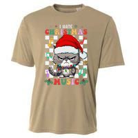 I Hate Christmas Music Xmas Hater Cooling Performance Crew T-Shirt