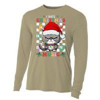 I Hate Christmas Music Xmas Hater Cooling Performance Long Sleeve Crew