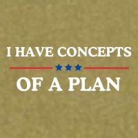 I Have Concepts Of A Plan Garment-Dyed Women's Muscle Tee