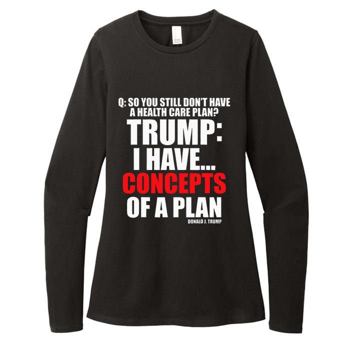 I Have... Concepts Of A Plan Womens CVC Long Sleeve Shirt