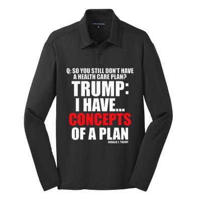 I Have... Concepts Of A Plan Silk Touch Performance Long Sleeve Polo