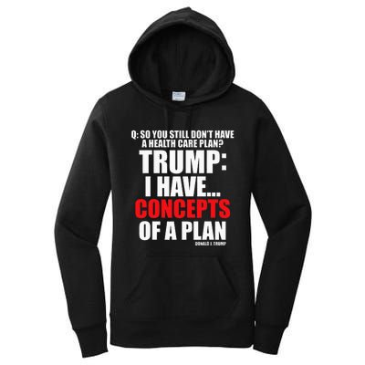 I Have... Concepts Of A Plan Women's Pullover Hoodie