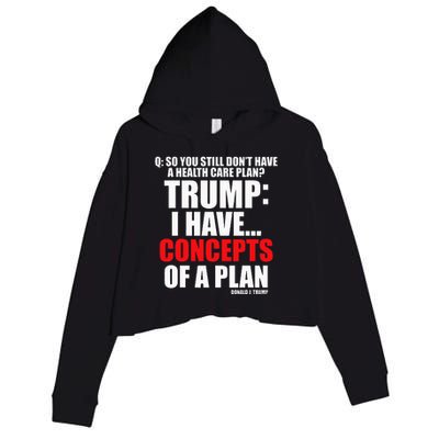 I Have... Concepts Of A Plan Crop Fleece Hoodie