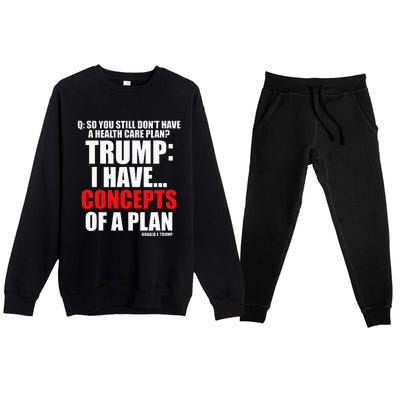 I Have... Concepts Of A Plan Premium Crewneck Sweatsuit Set