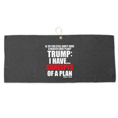I Have... Concepts Of A Plan Large Microfiber Waffle Golf Towel