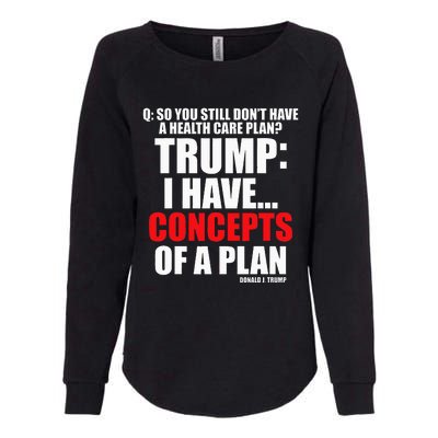 I Have... Concepts Of A Plan Womens California Wash Sweatshirt