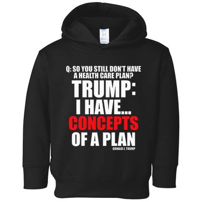 I Have... Concepts Of A Plan Toddler Hoodie