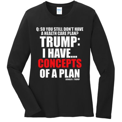 I Have... Concepts Of A Plan Ladies Long Sleeve Shirt