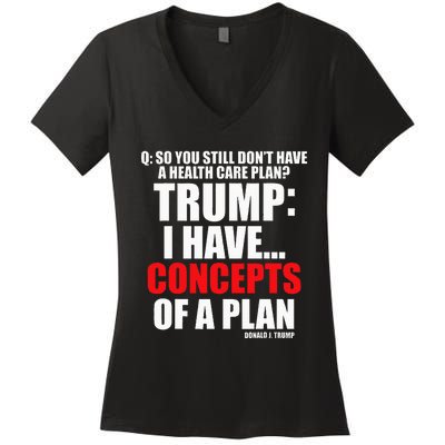 I Have... Concepts Of A Plan Women's V-Neck T-Shirt