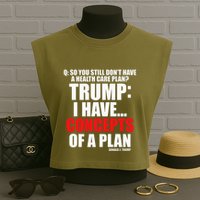 I Have... Concepts Of A Plan Garment-Dyed Women's Muscle Tee