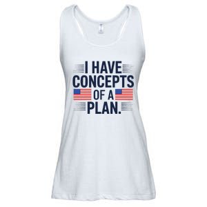 I Have Concepts Of A Plan Funny Pro Kamala Harris Ladies Essential Flowy Tank