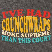 IVe Had Crunchwraps More Supreme Than This Court Cotton Canvas Backpack
