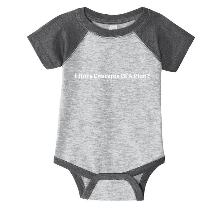 I Have Concepts Of A Plan Infant Baby Jersey Bodysuit