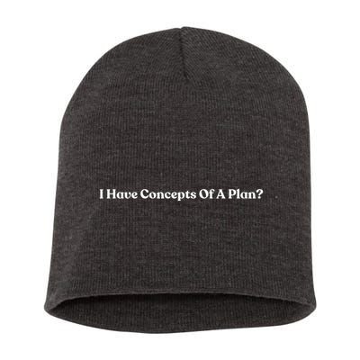 I Have Concepts Of A Plan Short Acrylic Beanie