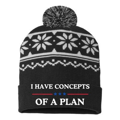 I Have Concepts Of A Plan USA-Made Snowflake Beanie