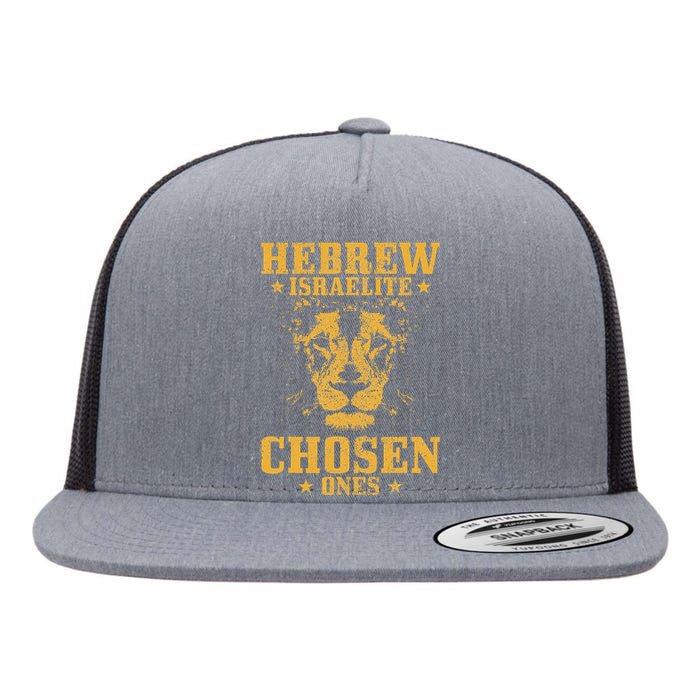 Israelite Hebrew Chosen Ones Israel Lion Of Judah Flat Bill Trucker Hat