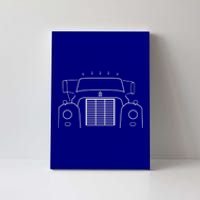 International Harvester Classic Heavy Truck White Outline Cool Gift Canvas