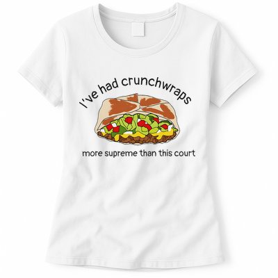 I’Ve Had Crunchwraps More Supreme Than This Court Womens T-Shirt