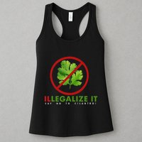 I Hate Cilantro Illegalize It Say No To Cilantro! Womens Tank Top