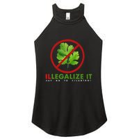 I Hate Cilantro Illegalize It Say No To Cilantro! Women's Perfect Tri Rocker Tank