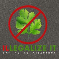 I Hate Cilantro Illegalize It Say No To Cilantro! Cotton Canvas Backpack