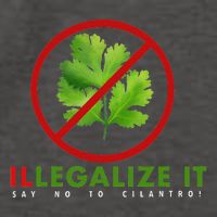 I Hate Cilantro Illegalize It Say No To Cilantro! Vector Backpack