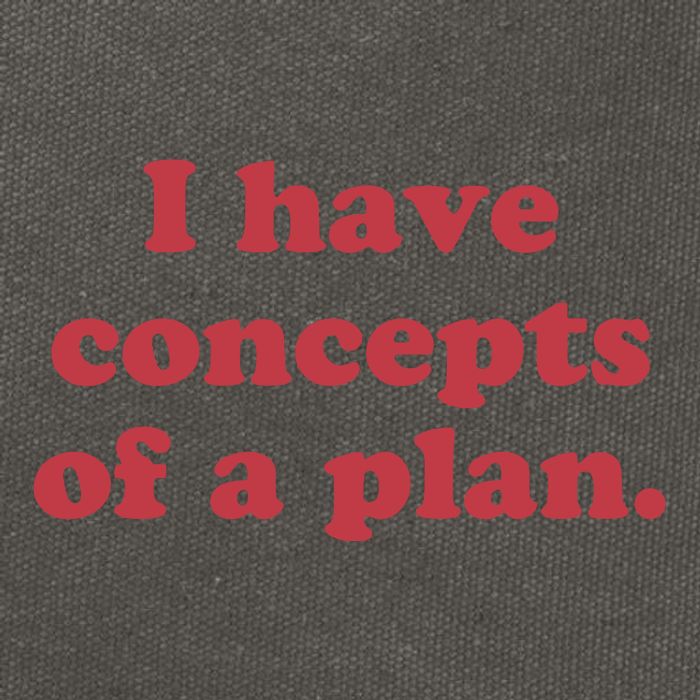I Have Concepts Of A Plan Cotton Canvas Backpack