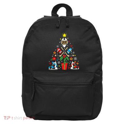 Ice Hockey Christmas Ornament Tree Funny Xmas Gift Boys  16 in Basic Backpack
